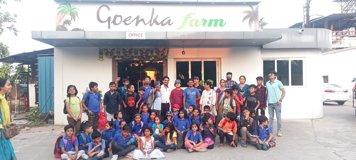 Student receiving award